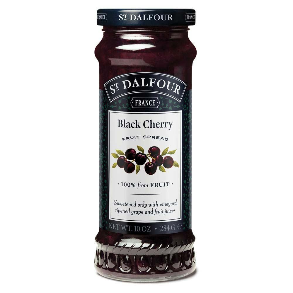 St Dalfour Black Cherry Fruit Spread 284g