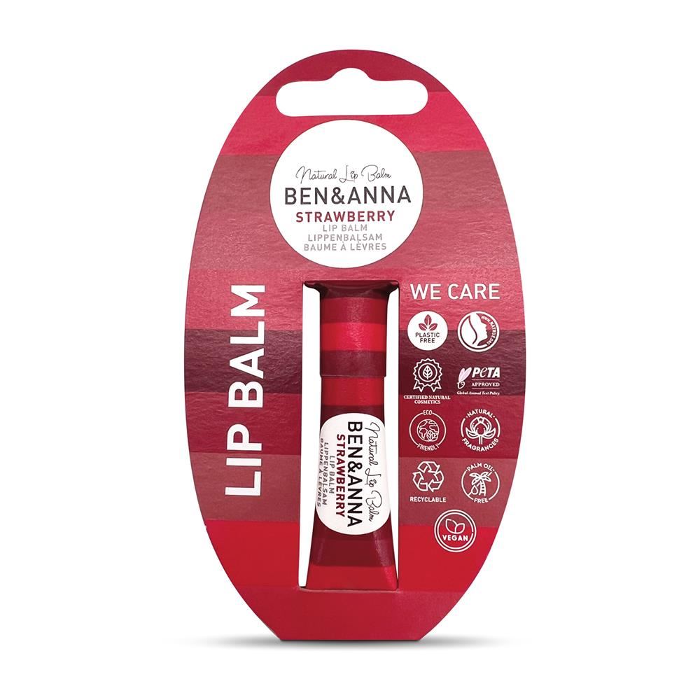 Ben and Anna Ben & Anna Lip Balm Strawberry 6g