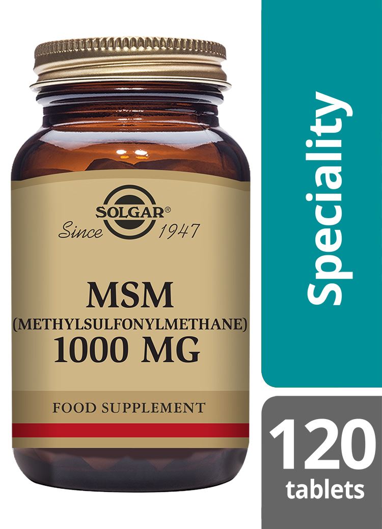 Solgar MSM 1000 mg - 120 Tablets