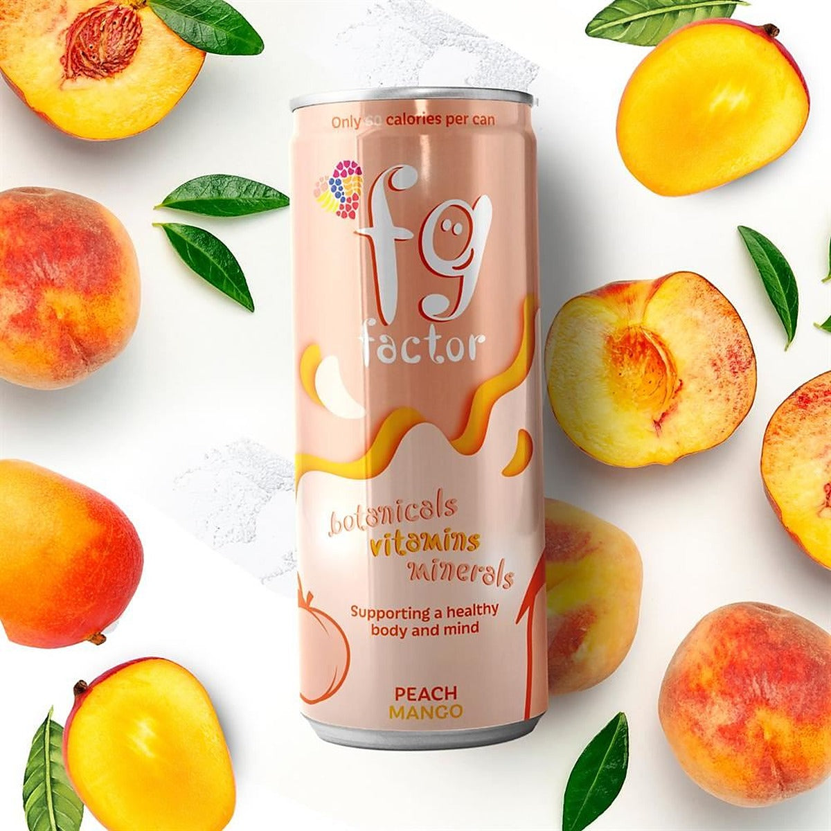 FG Factor Peach and Mango Mind and Body Multivitamin Soft Drink 250ml