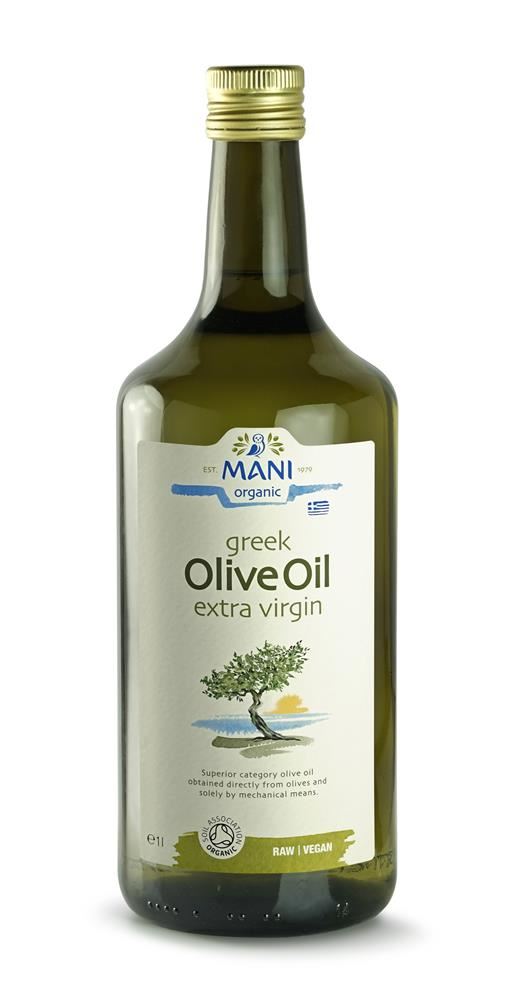 Mani Organic Extra Virgin Olive Oil 1L