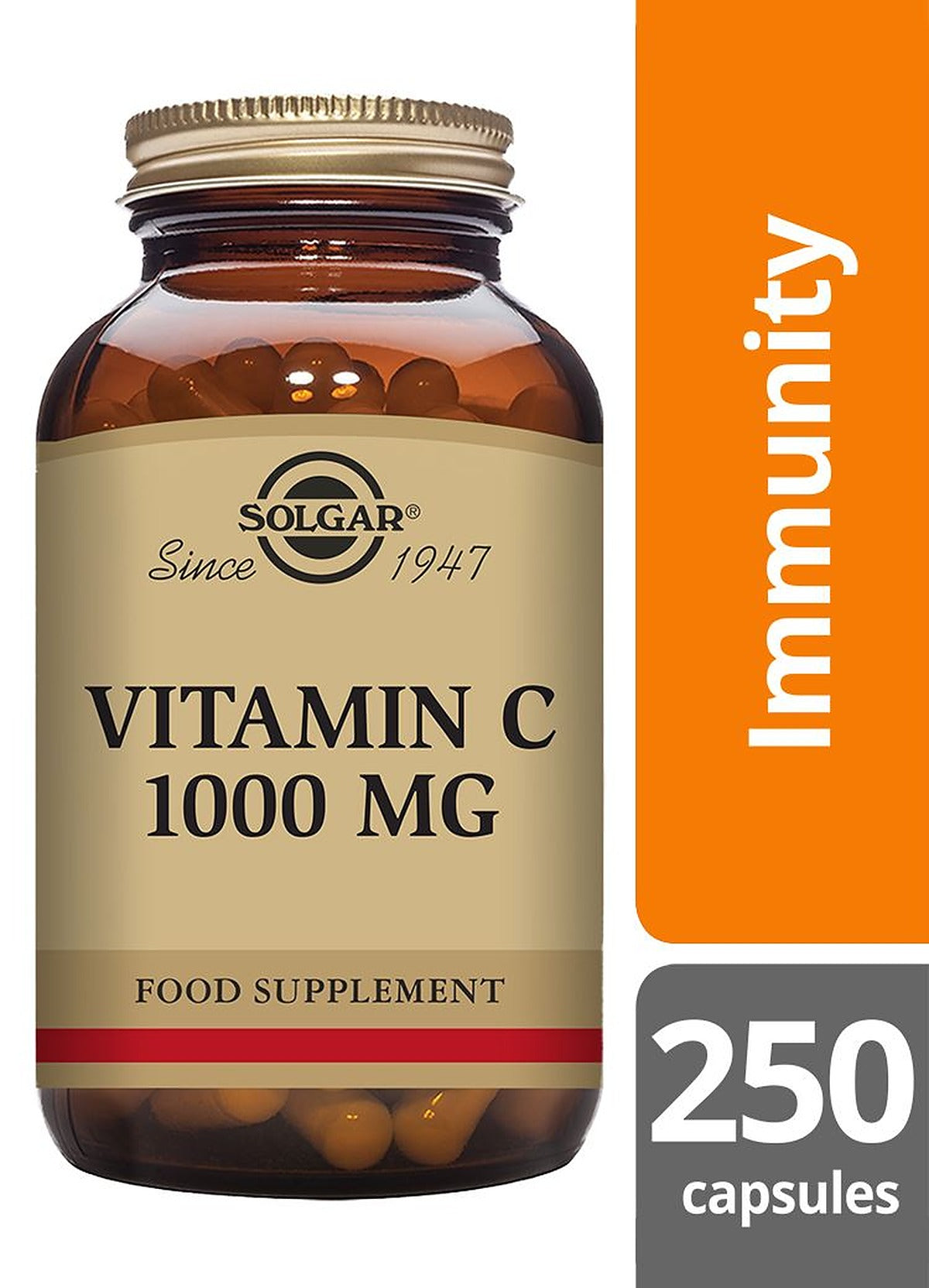 Solgar Vitamin C 1000 mg - 250 Vegicaps - image 2