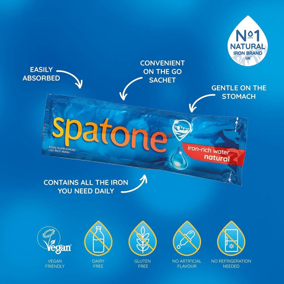 Nelsons Spatone Liquid Iron Apple Taste & Vitamin C - 28 Sachets - image 5