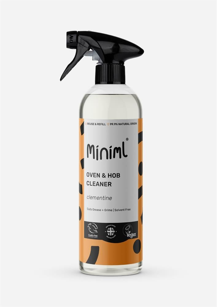 Miniml Clementine Oven and Hob Cleaner 750ml spray bottle