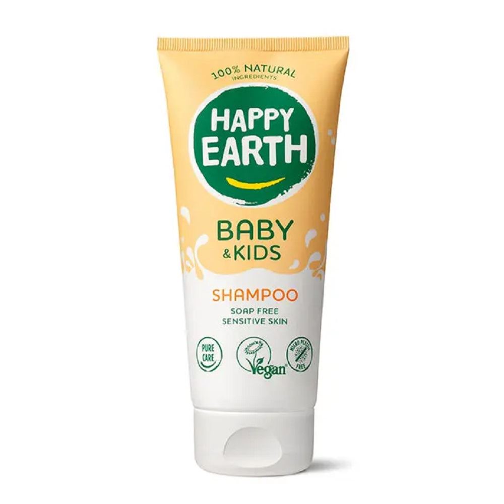 Happy Earth Soap-Free Shampoo for Baby & Kids 200ml - 2 Pack