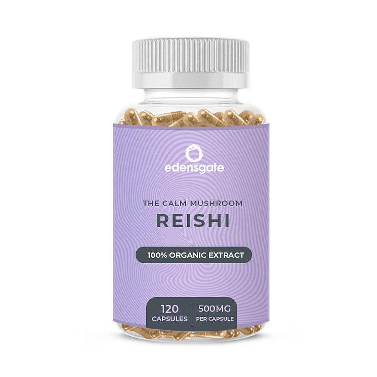 Edens Gate Reishi Mushroom Extract Capsules - Premium Quality - 120 Capsules