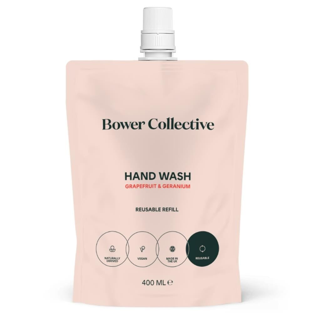 Bower Collective Grapefruit & Geranium Bower Natural Hand Wash Refill 400ml