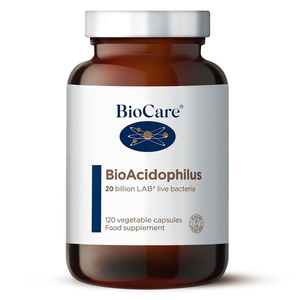 Biocare Bio-Acidophilus (L. acidophilus & B. bifidum) 120 VCapsules