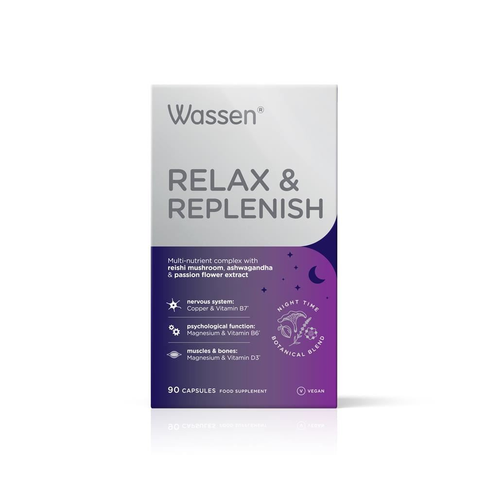 Wassen Relax & Replenish 90 Capsules
