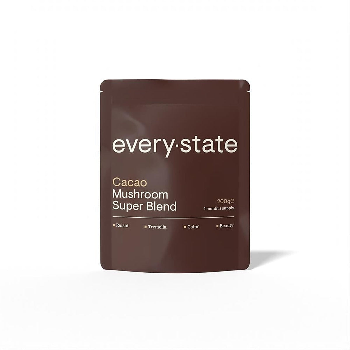 everystate Cacao + Mushroom Super Blend Pouch 200g