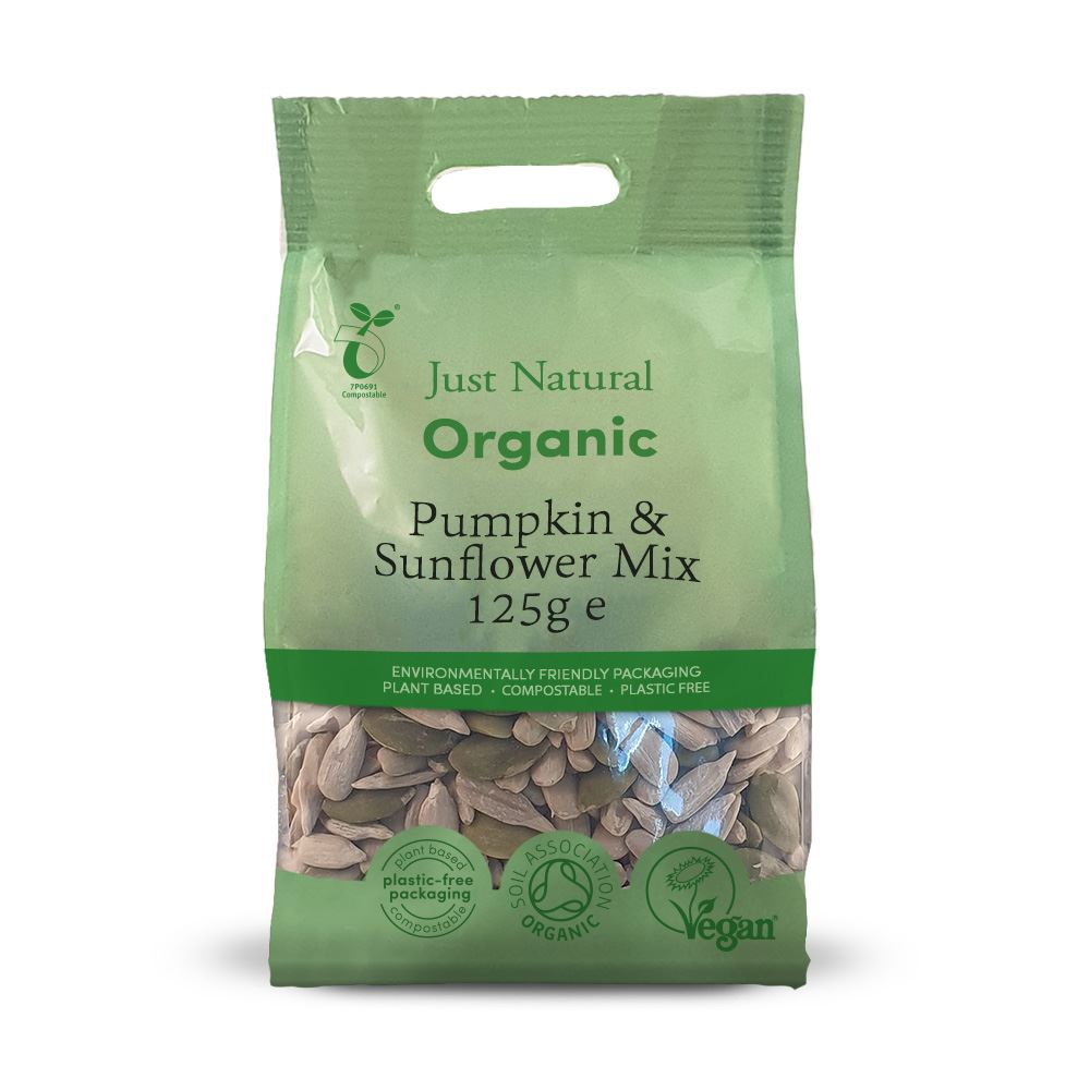 Just Natural Organic Organic Pumpkin & Sunflower Mix 125g
