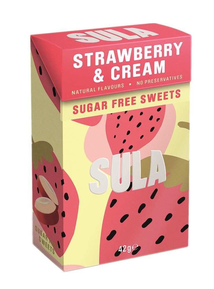 Sula Butterscotch Sweets Sugar Free 42g - 14 Pack