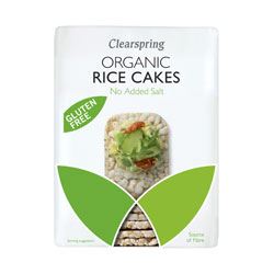 Clearspring Org Thin Rice Cakes No Added Salt 130g