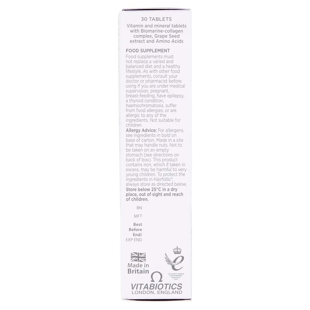 Vitabiotics Hairfollic Woman - 30 Tablets - image 4