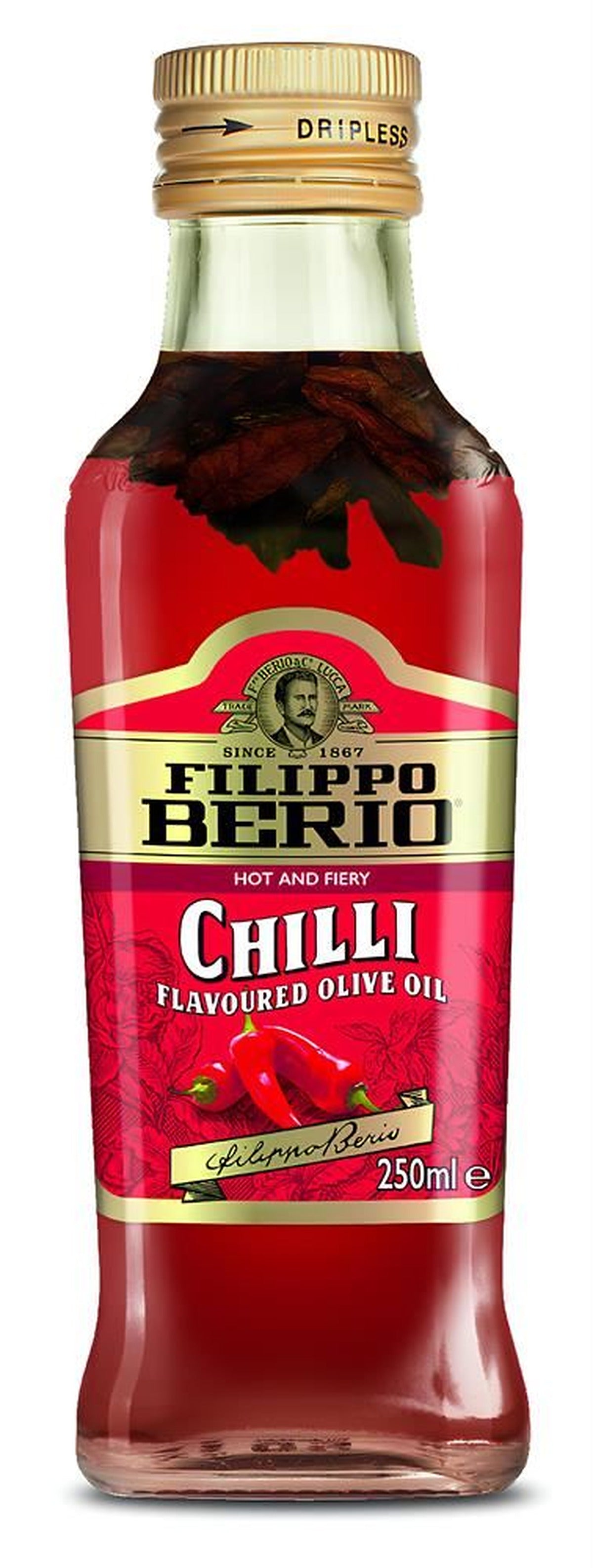 Filippo Berio Chilli Flavoured Olive Oil 250ml