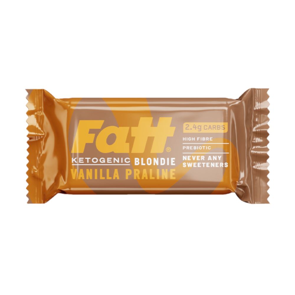 Fattbar Vanilla Praline Keto Blondie 40g