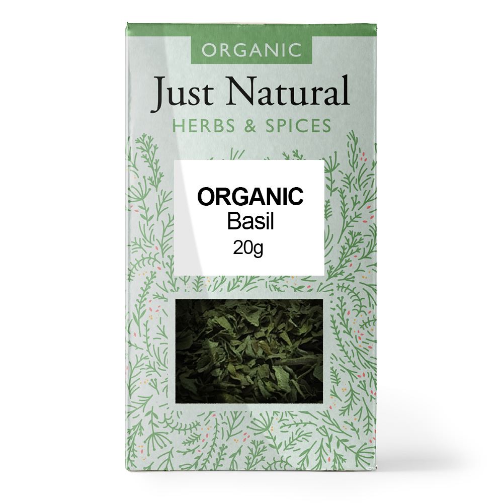 Just Natural Herbs Organic Basil (Box) 20g