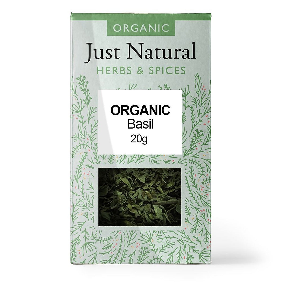Just Natural Herbs Organic Basil (Box) 20g
