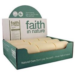 Faith in Nature Coconut Soap unwrapped x (Full Box of 18)
