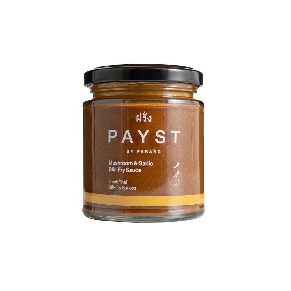Payst Handmade Premium Mushroom & Garlic Stir-Fry Sauce 190ml Serves 2