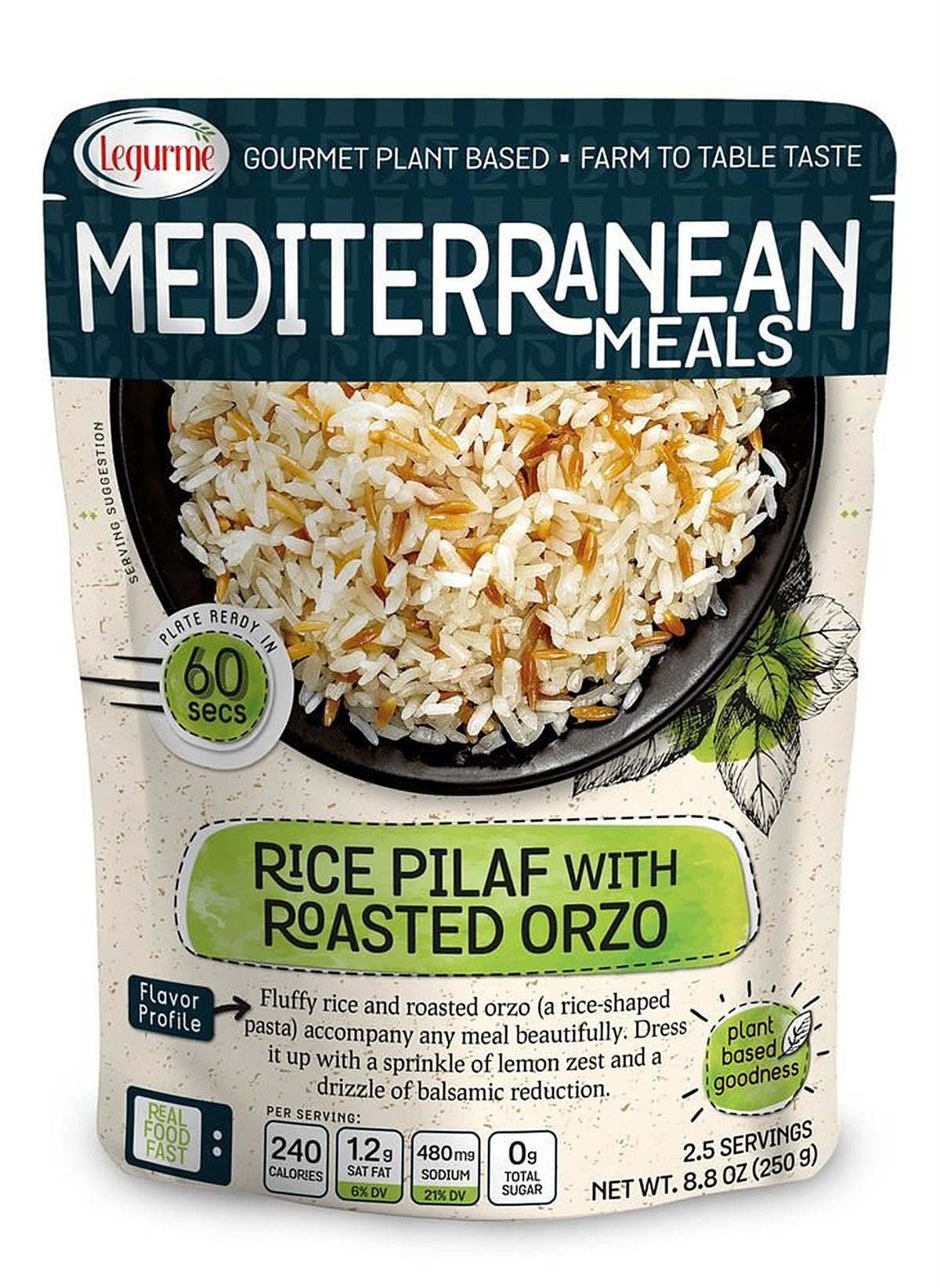 Legurme Rice With Orzo 250g - 12 Pack