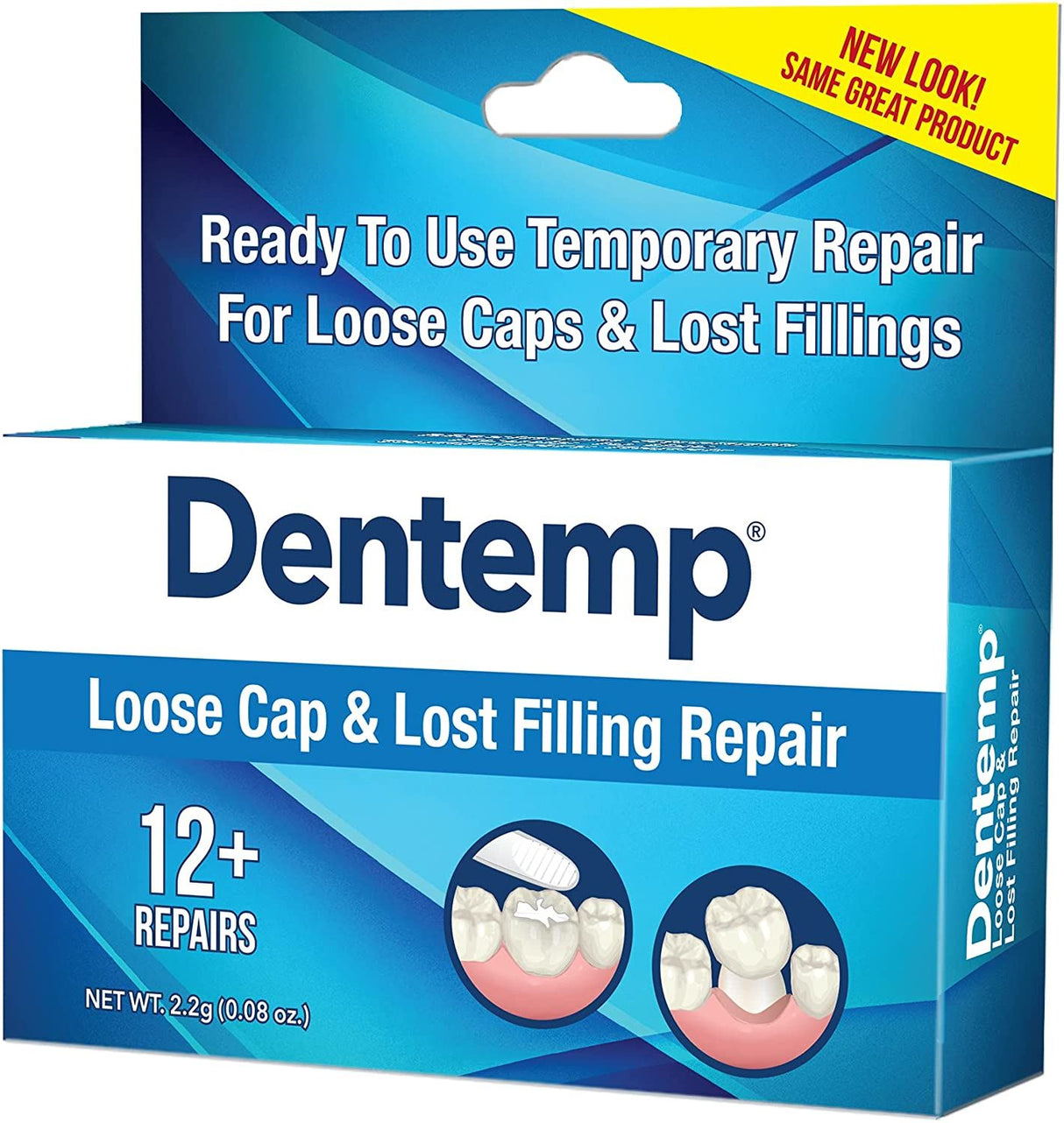 Dentemp Loose Cap and Lost Filling Repair