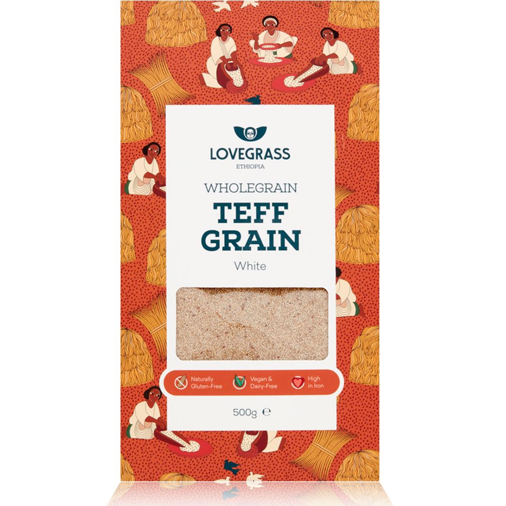 Lovegrass Ethiopia Wholegrain White Teff Grain 500g