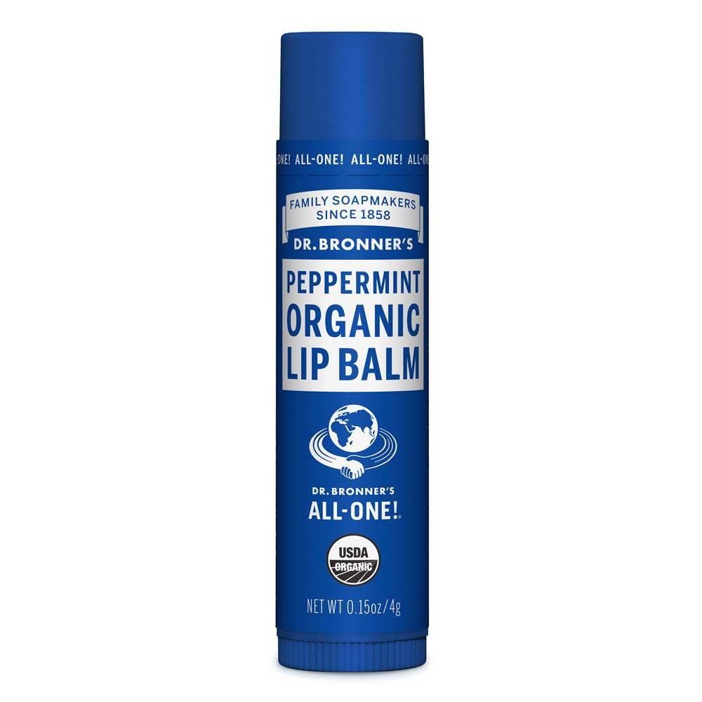 Dr Bronner Org Lip Balm Peppermint 4g