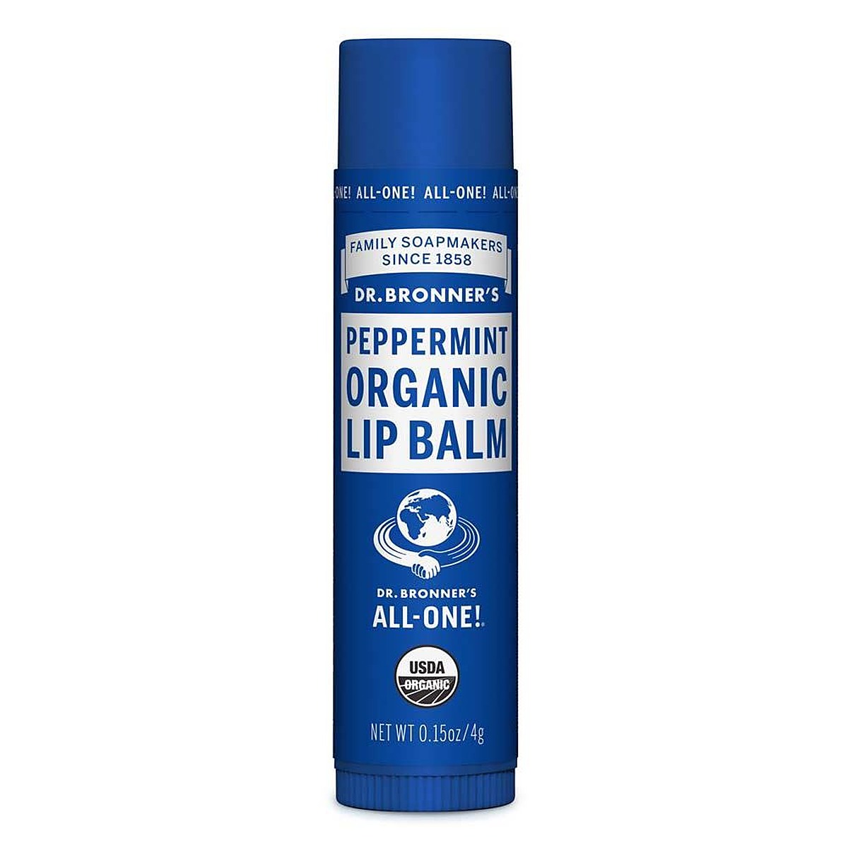 Dr Bronner Org Lip Balm Peppermint 4g