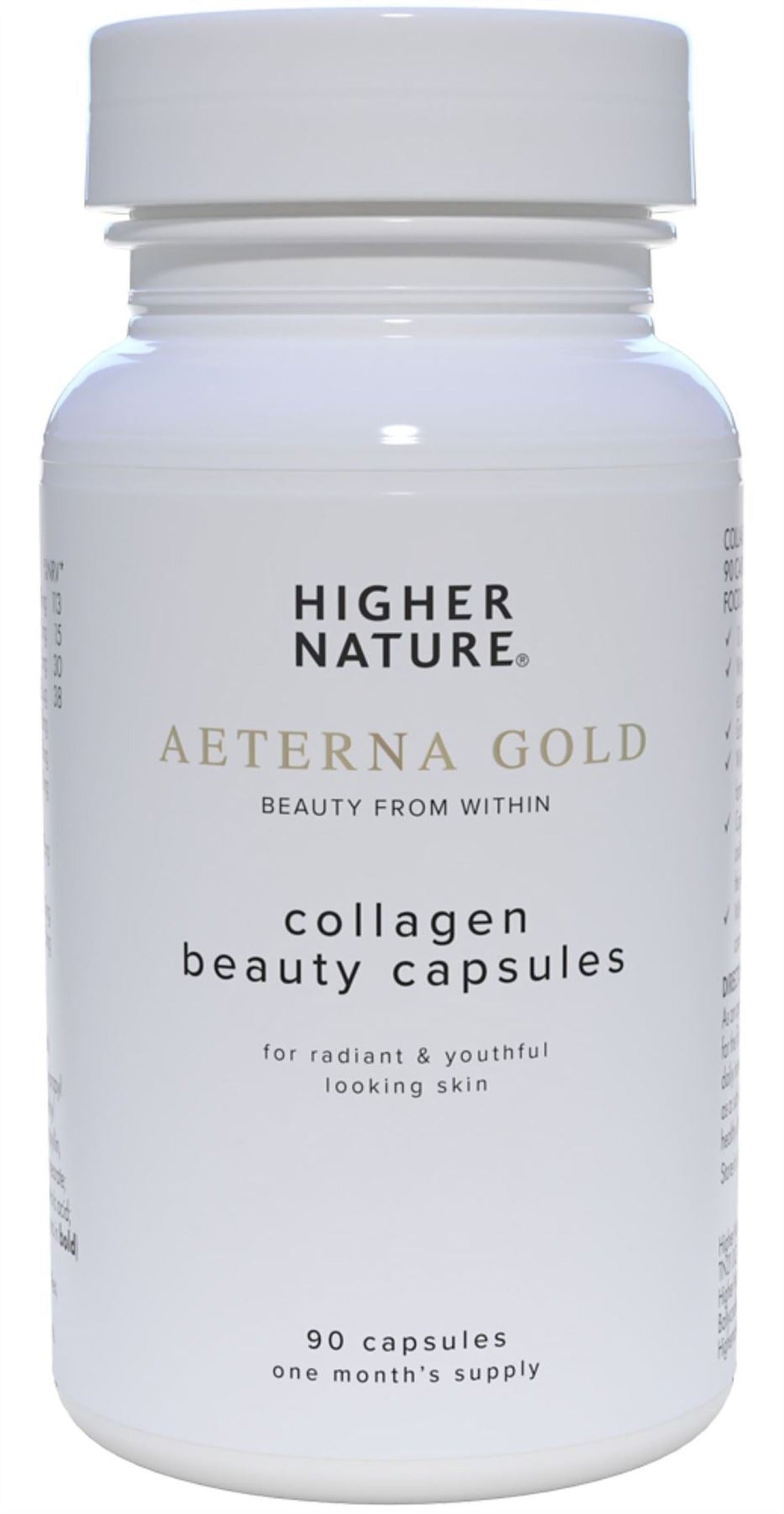 Higher Nature Aeterna Gold Collagen Beauty90 Capsules