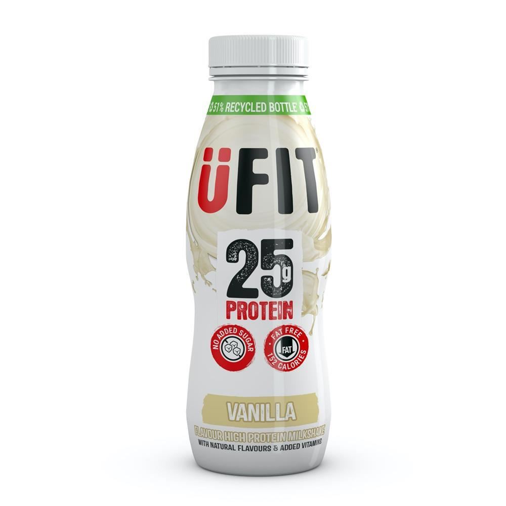 UFIT High Protein Shake Drink - Vanilla 330ml - 10 Pack