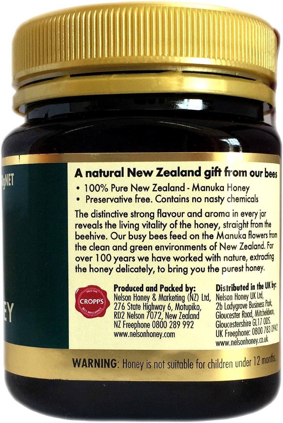 Nelson Manuka Honey MGO 30+ - 250g / 500g / 1kg - image 2