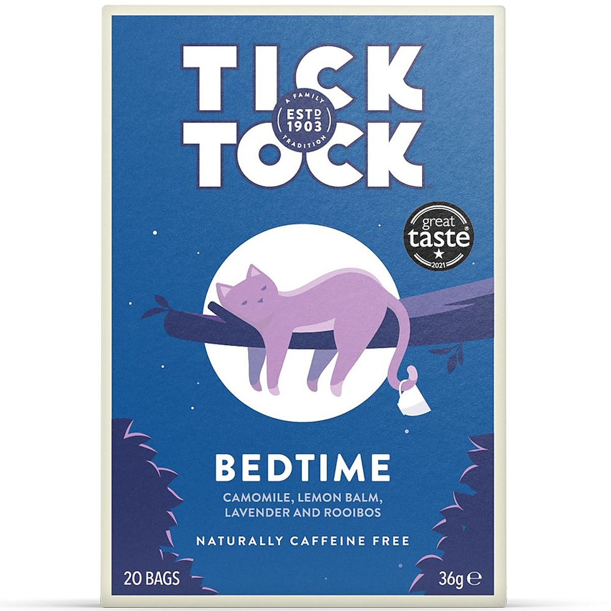 Tick Tock Wellbeing Bedtime Tea 20 bag