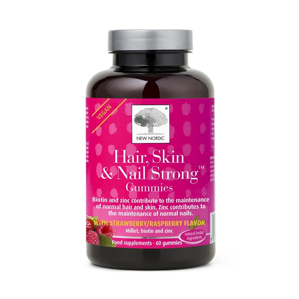 New Nordic Hair Skin & Nail Strong Gummies 60 gummies