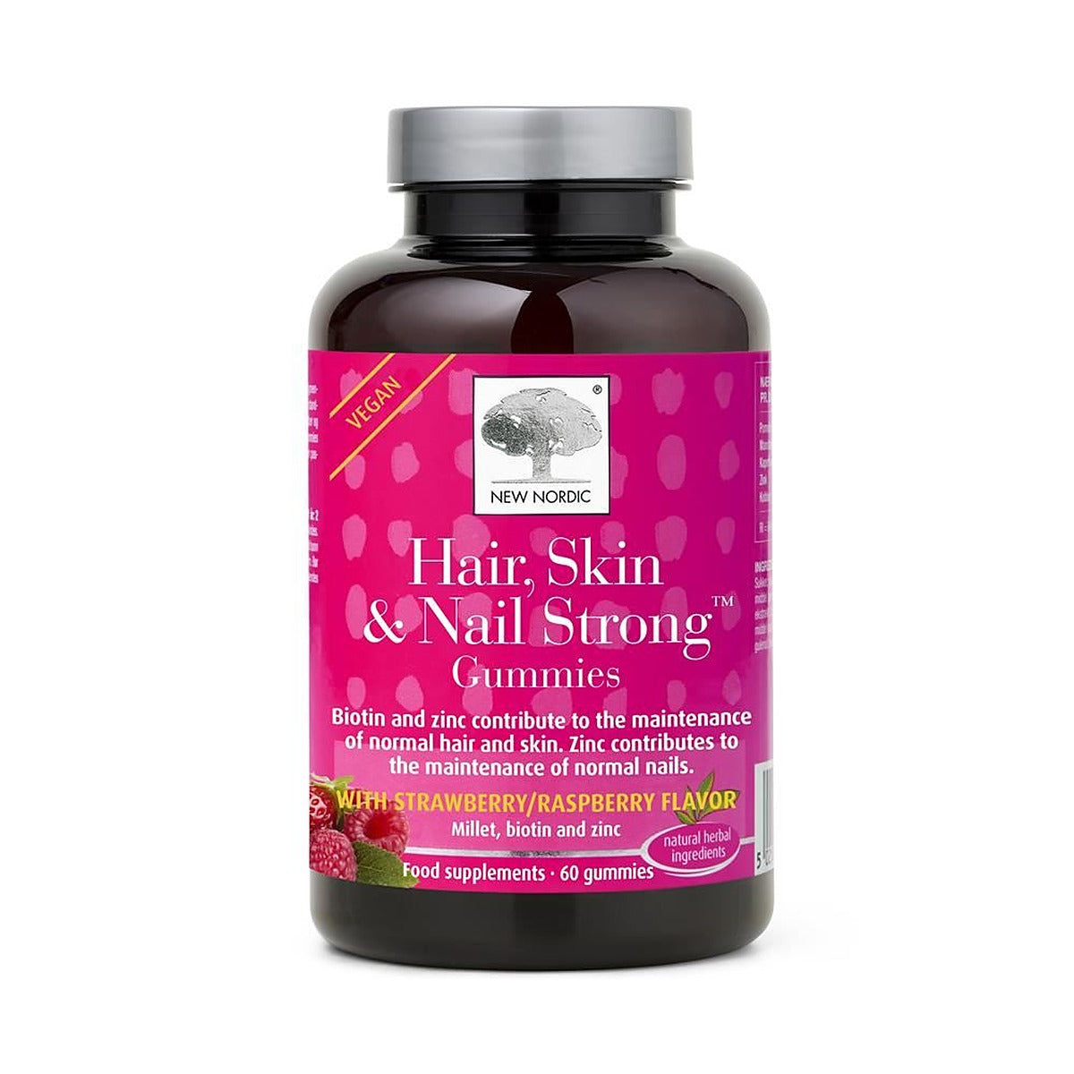 New Nordic Hair Skin & Nail Strong Gummies 60 gummies