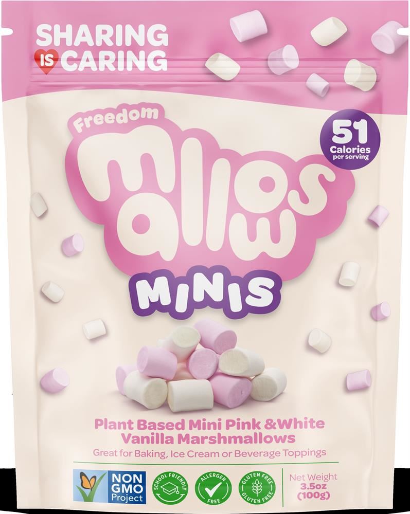 Freedom Mallows Freedom Pink & White Mini 100g