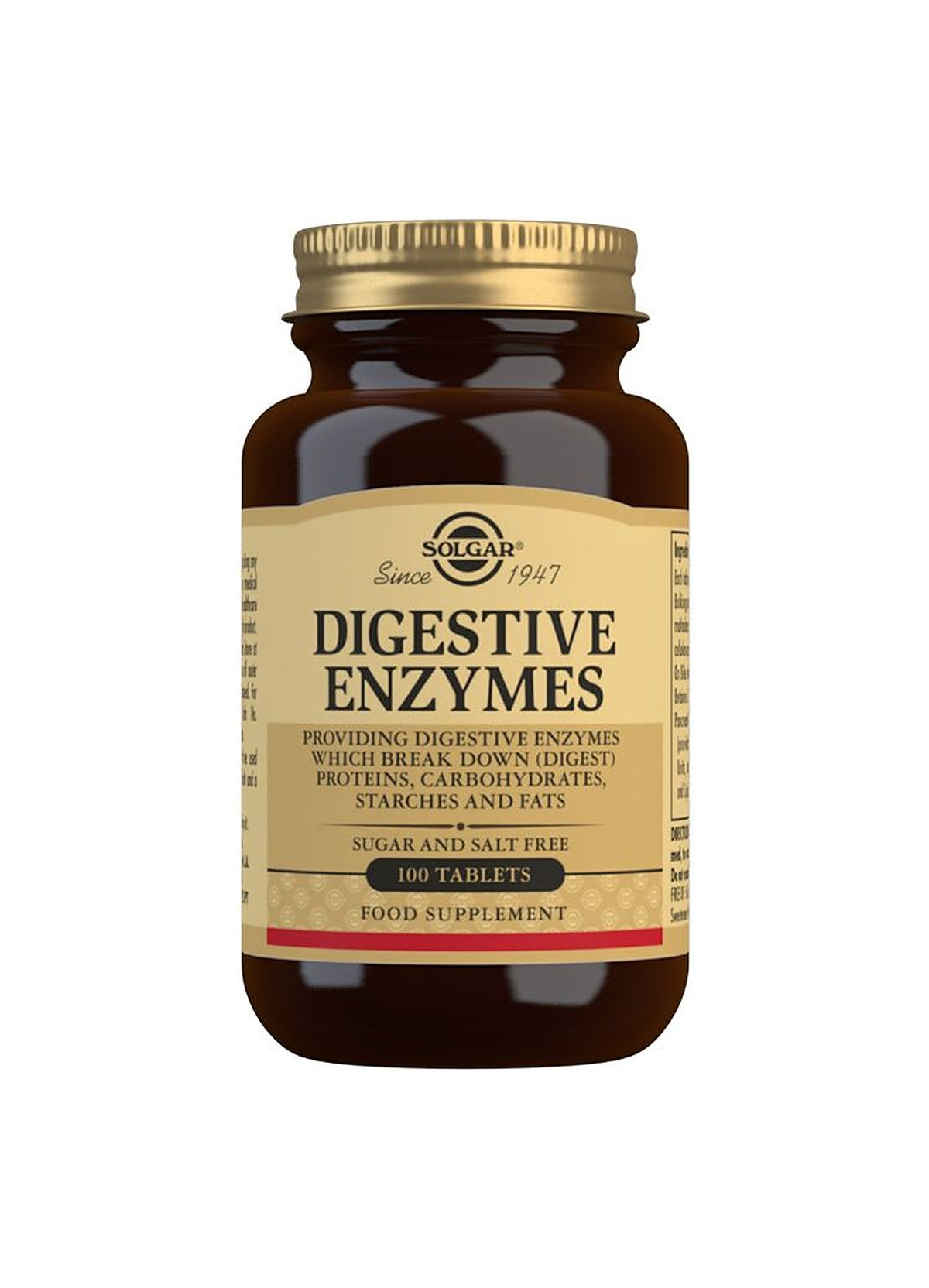 Solgar Digestive Enzymes - 100 Tablets