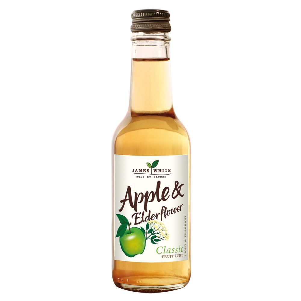 James White Apple & Elderflower - Light & Fragrant - 250ml - 6 Pack