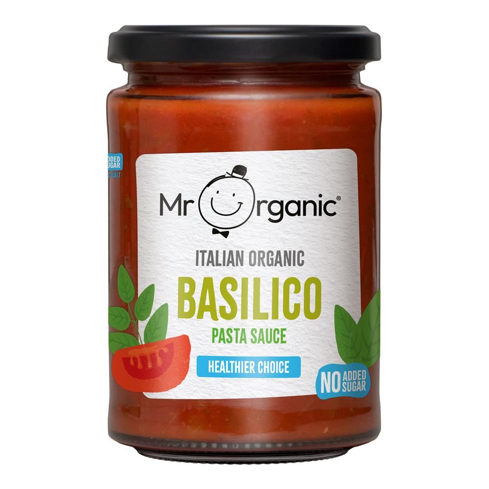 Mr Organic Healthier Choice Basilico Pasta Sauce 350g