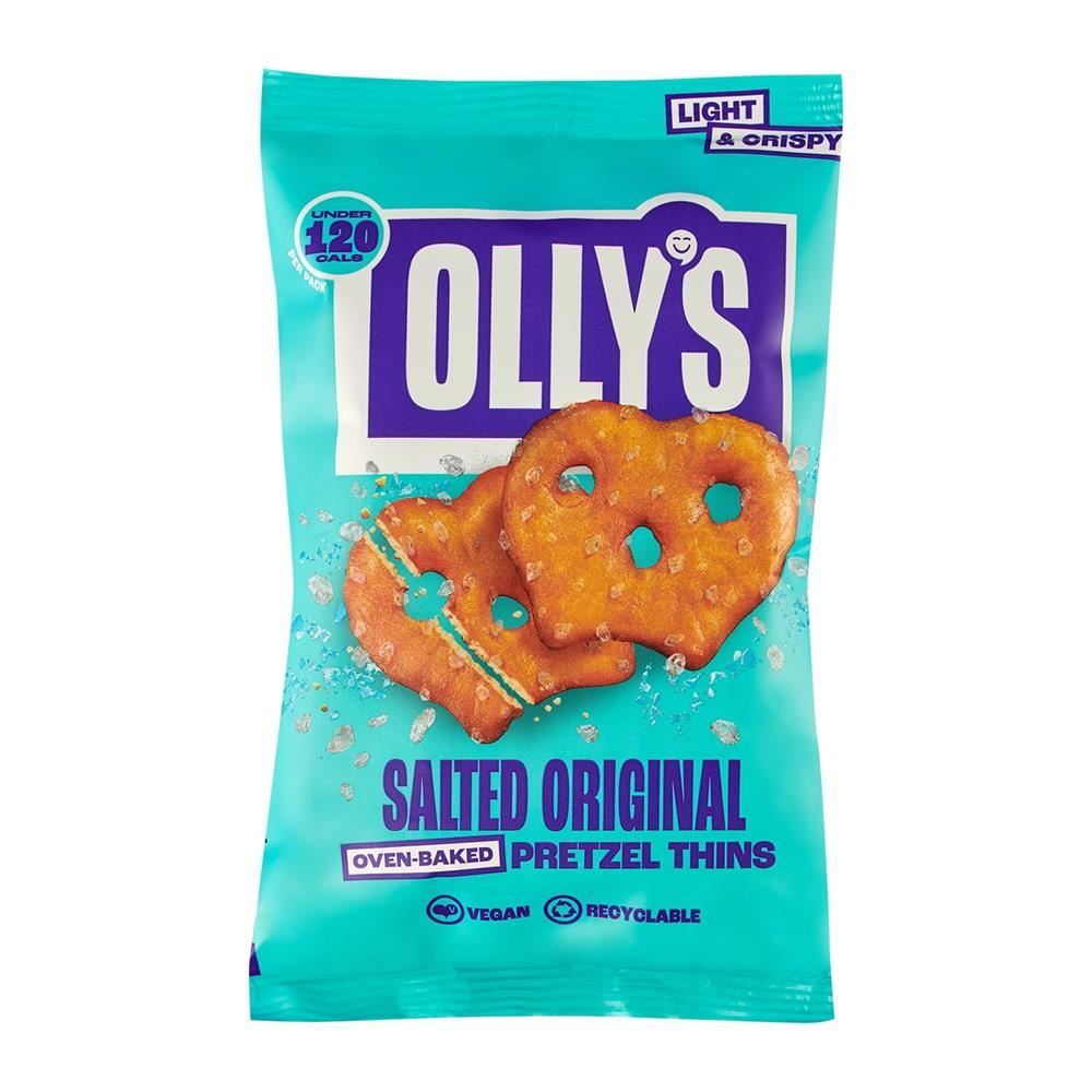 Ollys Original Salted Pretzel Thins 35g - 10 Pack