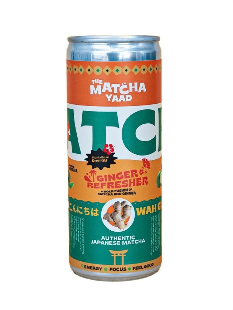 The Matcha Yaad Matcha Ginger Refresher 250ml - 12 Pack
