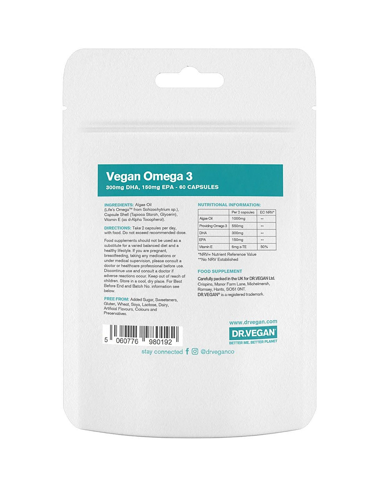 Dr. Vegan Vegan Omega 3 - 60 Softgels - image 3