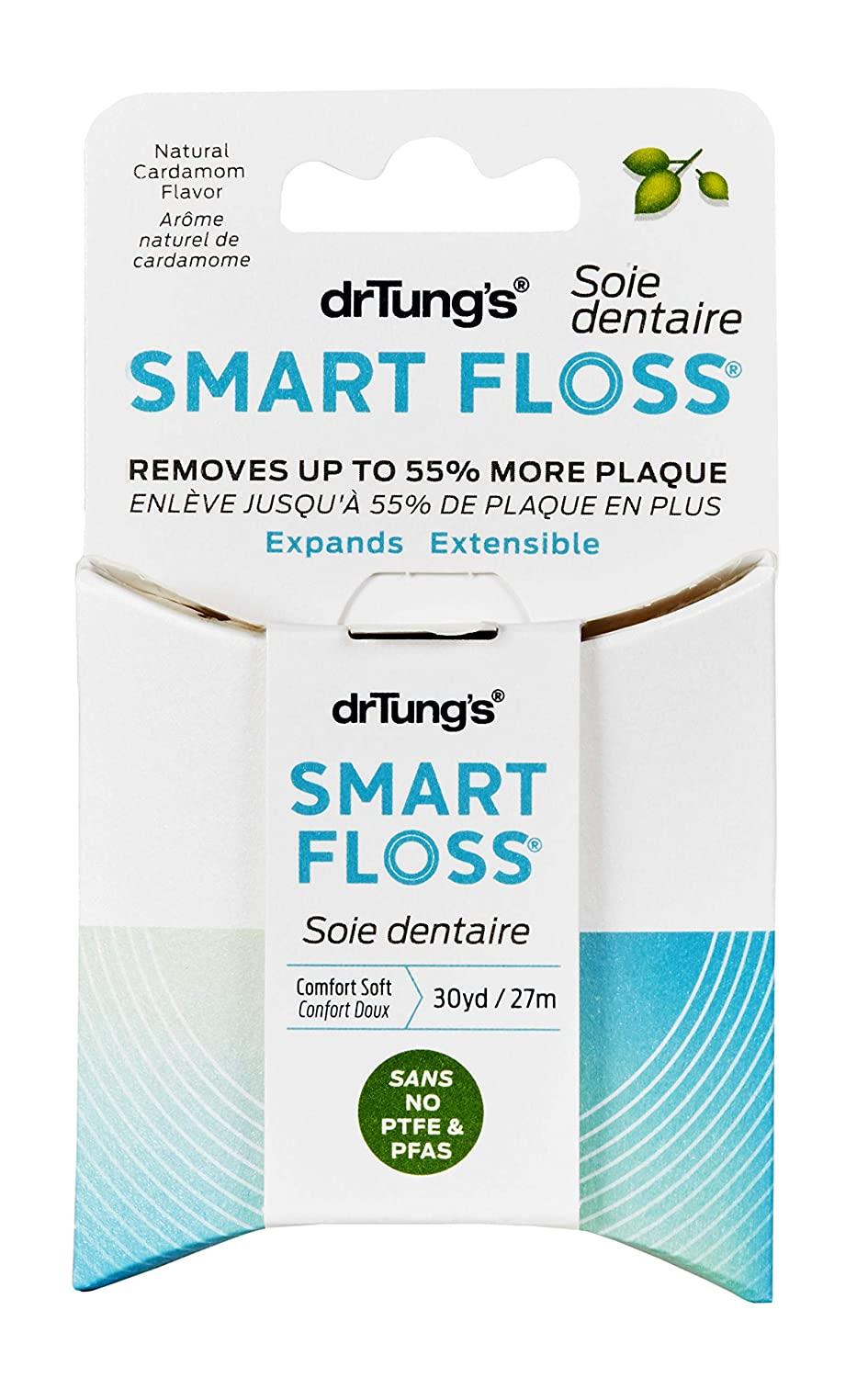 Dr Tung's Smart Floss Paperboard Pack Natural Cardamom Flavour - 27m