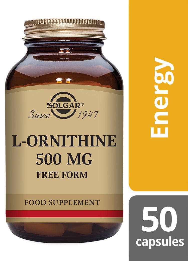 Solgar L-Ornithine 500 mg - 50 Vegicaps