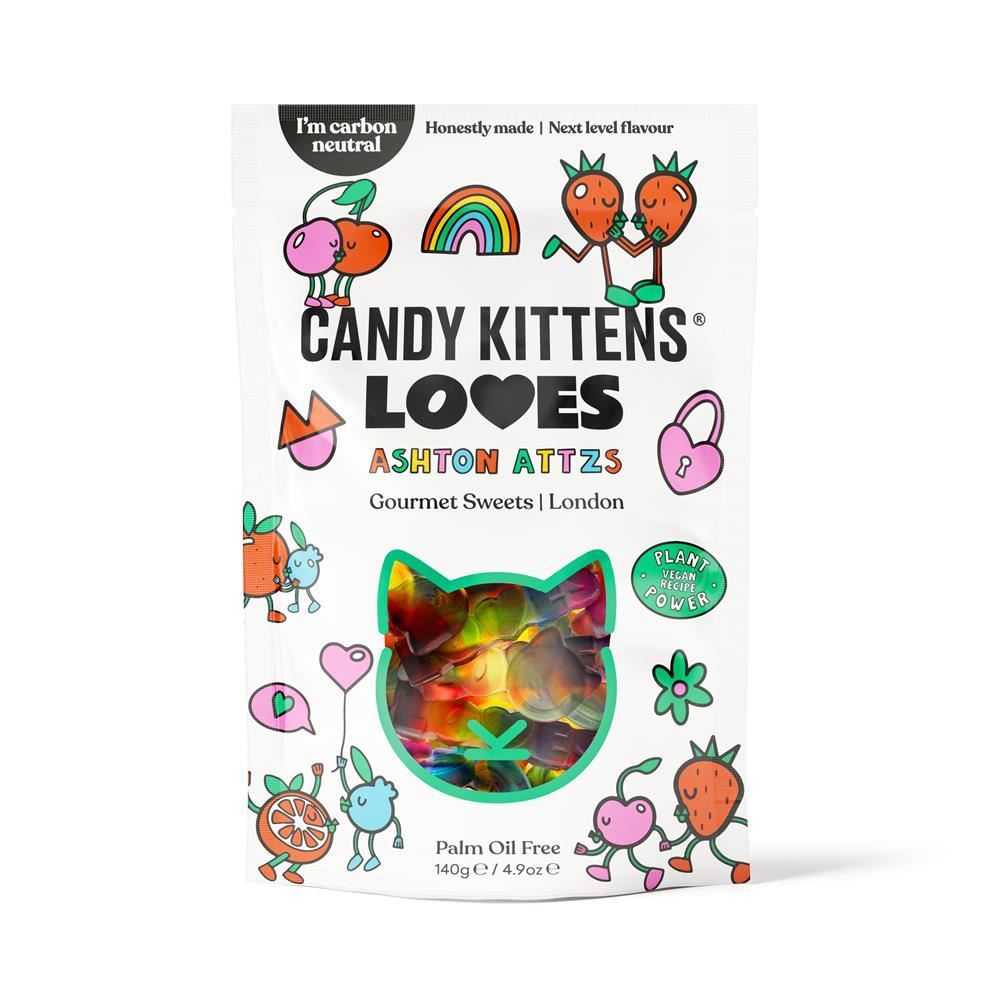 Candy Kittens Loves Vegan Sweets 140g - 10 Pack