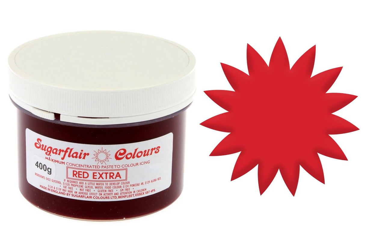 Sugarflair Concentrated Food Colouring Paste Extra 400g