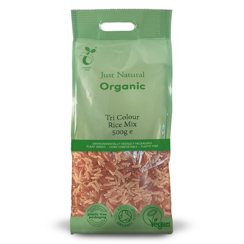 Just Natural Organic Organic Tri Colour Rice Mix 500g