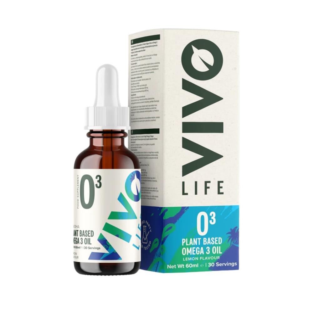 Vivo Life Omega 3 Plant Based Liquid - Spearmint flavour 60ml