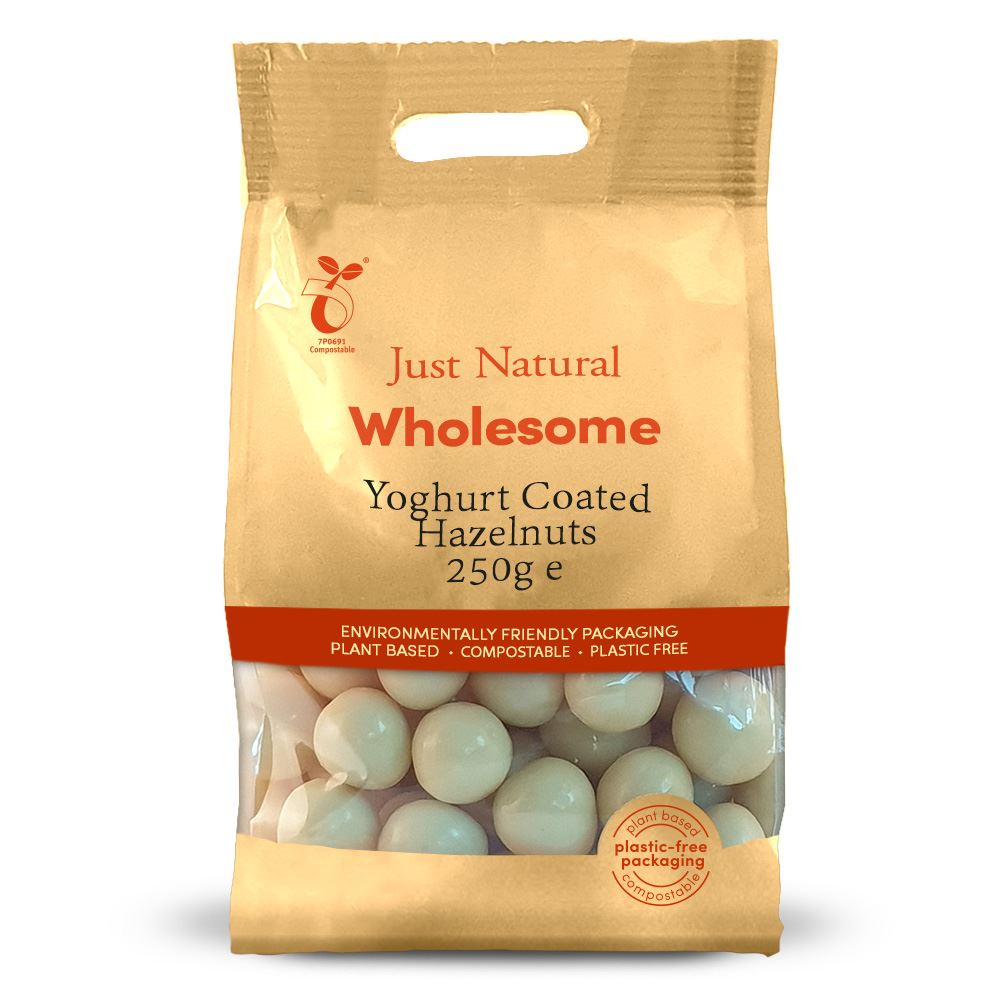 Just Natural Wholesome Yoghurt Coated Hazelnuts 250g