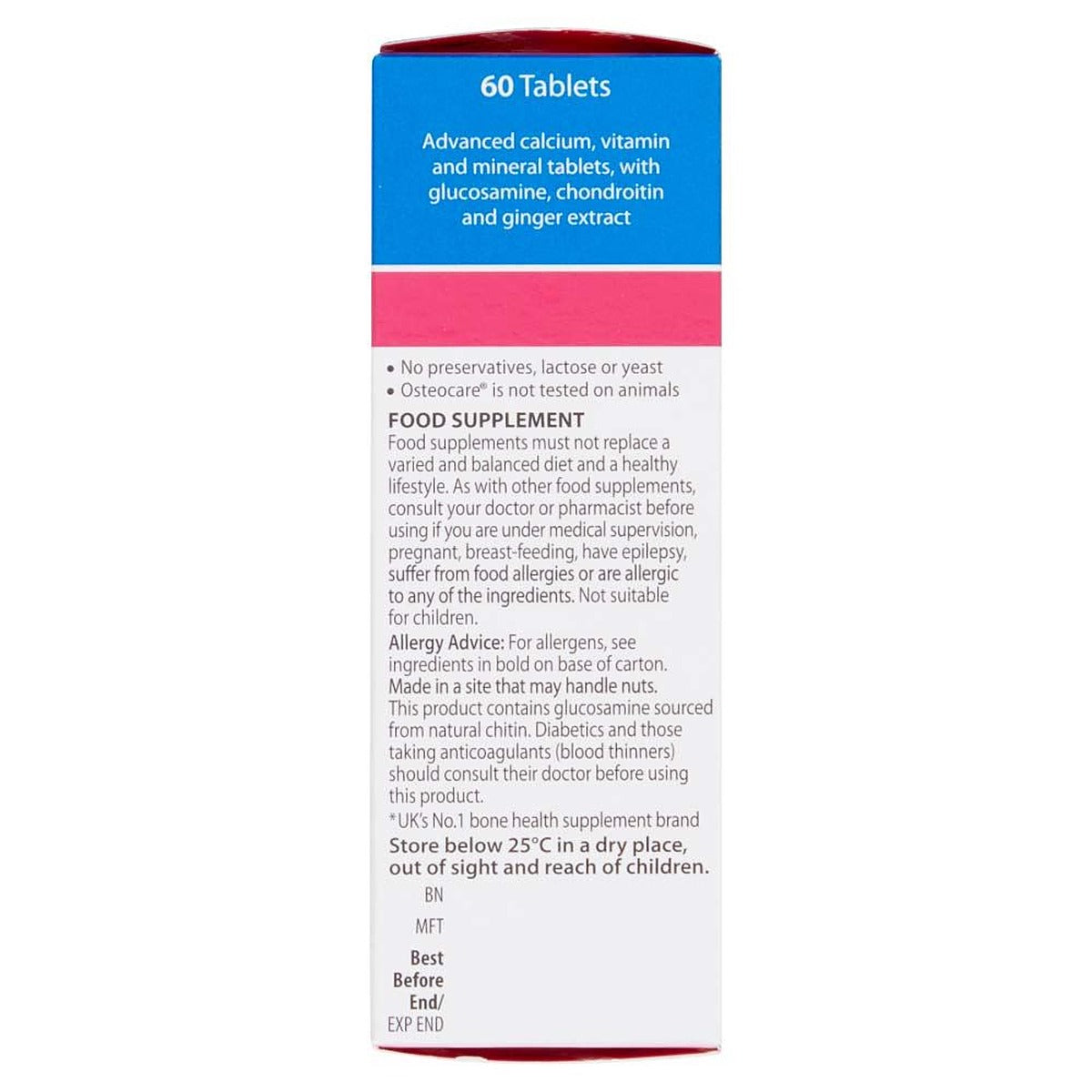 Vitabiotics Osteocare Plus Glucosamine & Chondroitin - 60 Tablets - image 3